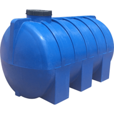 2000 Liters Blue Polyethylene Horizontal Water Tank